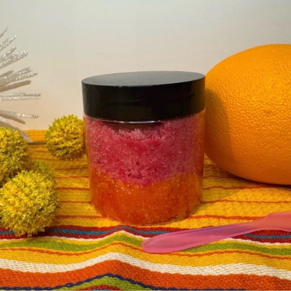 New DIY Sugar Scrub Making Kit- Geranium Orange - Picture 2 of 4